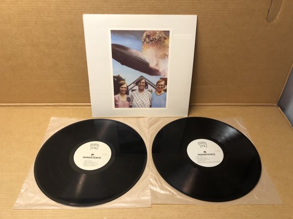Photo1: Led Zeppelin - Persistence - 2 LP Original Roon Dog Label. Kezar Stadium San Francisco 6-2-73 (1)