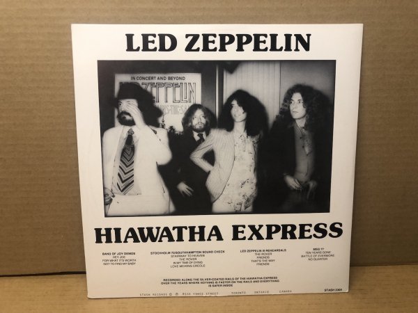 Photo4: Led Zeppelin - Hiawatha Express - 2LP Stash Records. MINT!! (4)