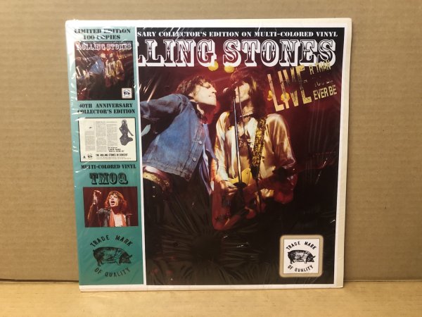 Photo1: ROLLING STONES - LIVER THAN YOU'LL EVER BE - LP. TMOQ 40TH ANNIVERSARY MULTICOLORED VINYL SEALED (1)
