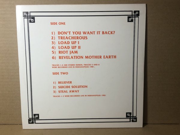 Photo5: Randy Rhoads - LOAD UP - LP. RARE Purple Vinyl. 50 made. MINT (5)