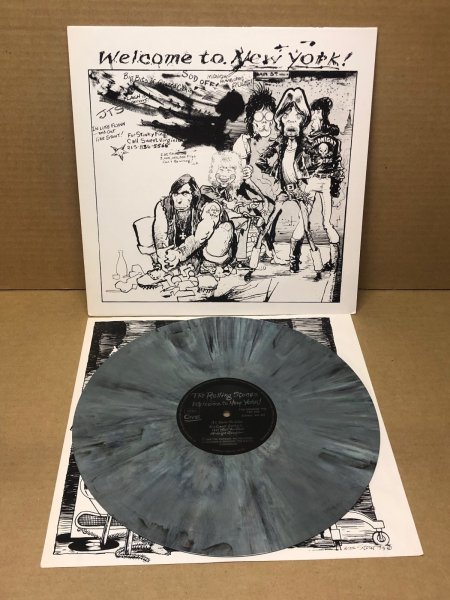 Photo1: ROLLING STONES - Welcome To New York LP TSP-038 MULTICOLORED VINYL MINT! (1)