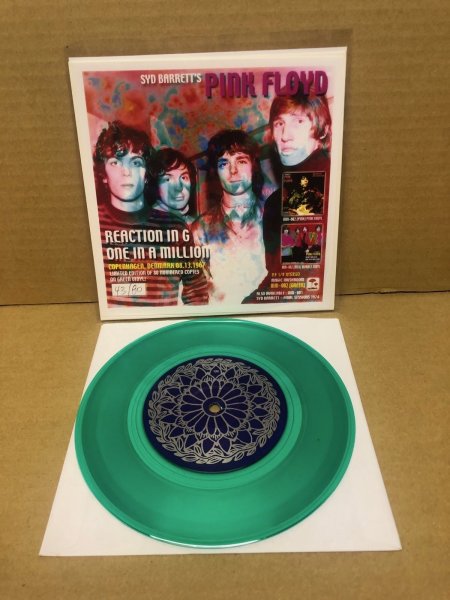 Photo5: Pink Floyd / Syd Barrett ‎– Reaction In G - 7 inch EP GREEN VINYL (5)