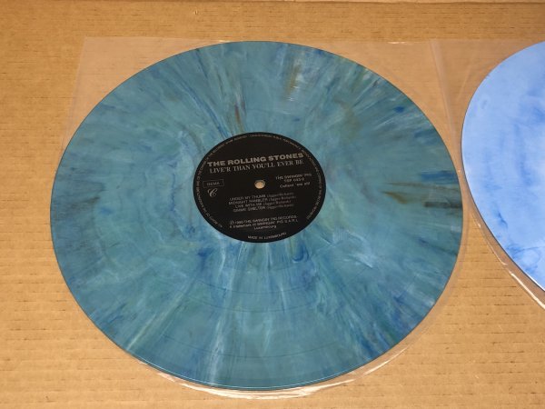 Photo3: ROLLING STONES - LIVER THAN YOU'LL EVER BE - 2 LP Swingin Pig Colored Vinyl (3)