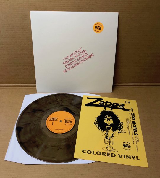 Photo1: Frank Zappa - 200 MOTELS - LP. L.A. 5/15/70. MULTICOLORED VINYL. (1)