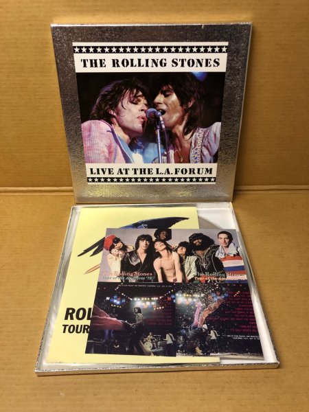 Photo1: The Rolling Stones – Live At The L.A. Forum 1975- 4LP Multicolored Vinyl Silver Boxed Set (1)