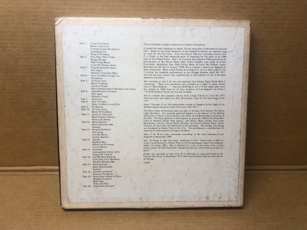 Photo3: Led Zeppelin Strange Tales From The Road 10 LP box Original Rock Solid Records RSR-243 (3)