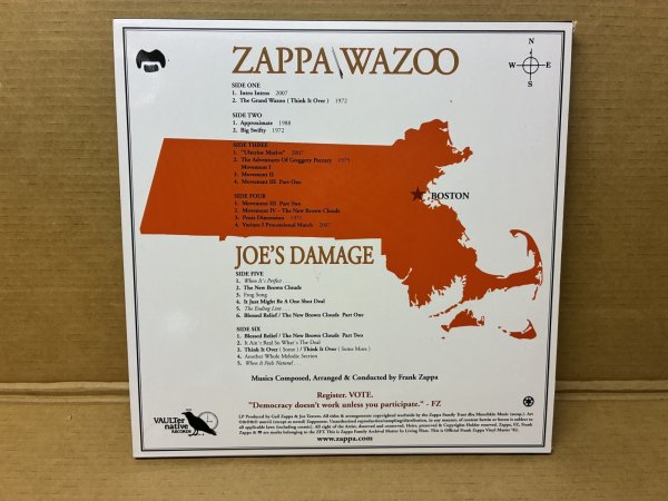 Photo3: Frank Zappa - Wazoo Joe's Domage 3LP Box Multicolored Vinyl  (3)