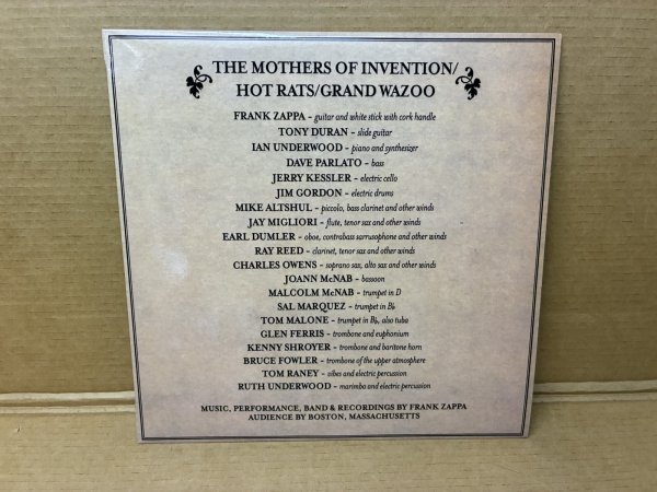 Photo6: Frank Zappa - Wazoo Joe's Domage 3LP Box Multicolored Vinyl  (6)