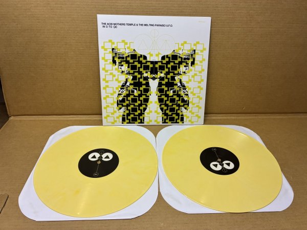 Photo1: Acid Mothers Temple & the Melting Paraiso U.F.O. - In 0 to Infinity 2010 2 LP  Yellow vinyl (1)