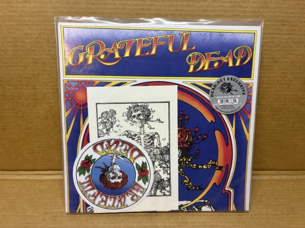 Photo2: Grateful Dead Skull and Roses Black White Propeller Vinyl 50th Anniversary  (2)