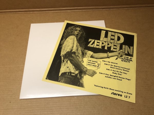 Photo7: Led Zeppelin - For Badge Holders Only Part 1 & 2 - 4lp Ruthless Rhymes MINT (7)