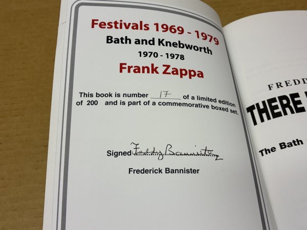 Photo3: There Must Be a Better Way: The Story of the Bath and Knebworth Rock Festivals 1969-1979 signed by author  (3)