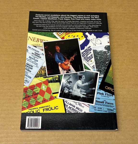 Photo2: There Must Be a Better Way: The Story of the Bath and Knebworth Rock Festivals 1969-1979 signed by author  (2)