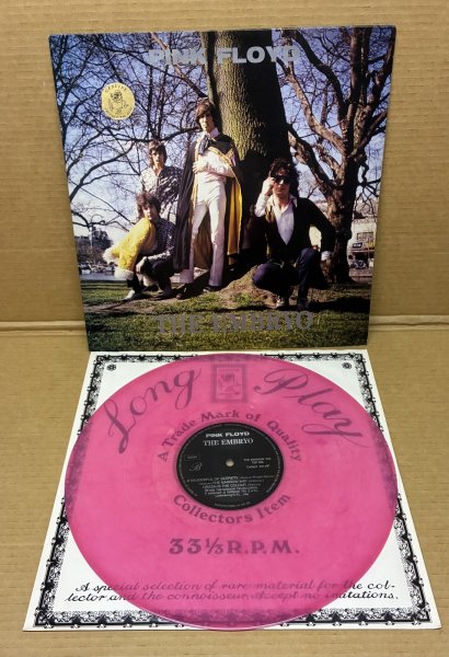 Photo1: Pink Floyd - The Embryo - LP. The Swingin' Pig. Pink Vinyl (1)