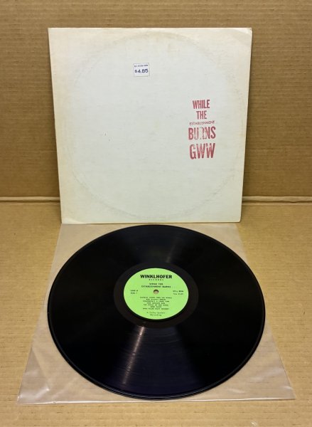 Photo2: Bob Dylan - While The Establishment Burns LP RARE Pre-TMOQ 73005  PURPLE Vinyl (2)