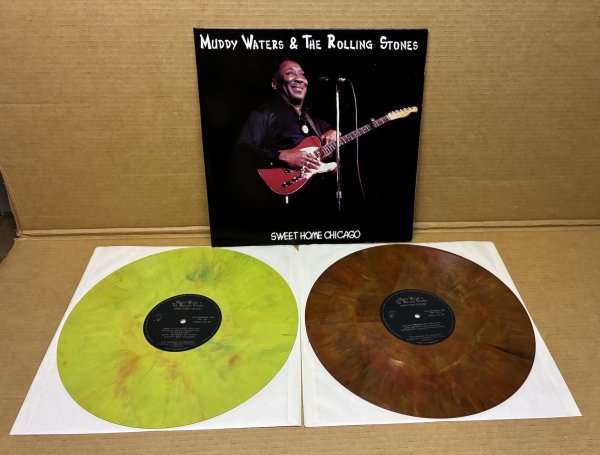 Photo1: Rolling Stones / Muddy Waters - Sweet Home Chicago 2LP COLORED Swingin' Pig (1)