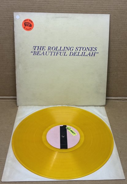 Photo2: THE ROLLING STONES “BEAUTIFUL DELILAH” LP TMOQ YELLOW vinyl. Stamped cover with catalog! (2)