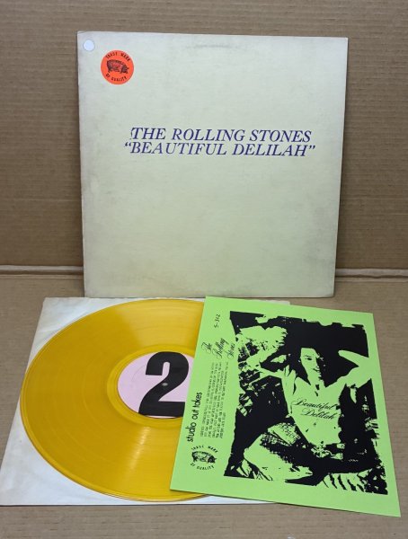 Photo5: THE ROLLING STONES “BEAUTIFUL DELILAH” LP TMOQ YELLOW vinyl. Stamped cover with catalog! (5)